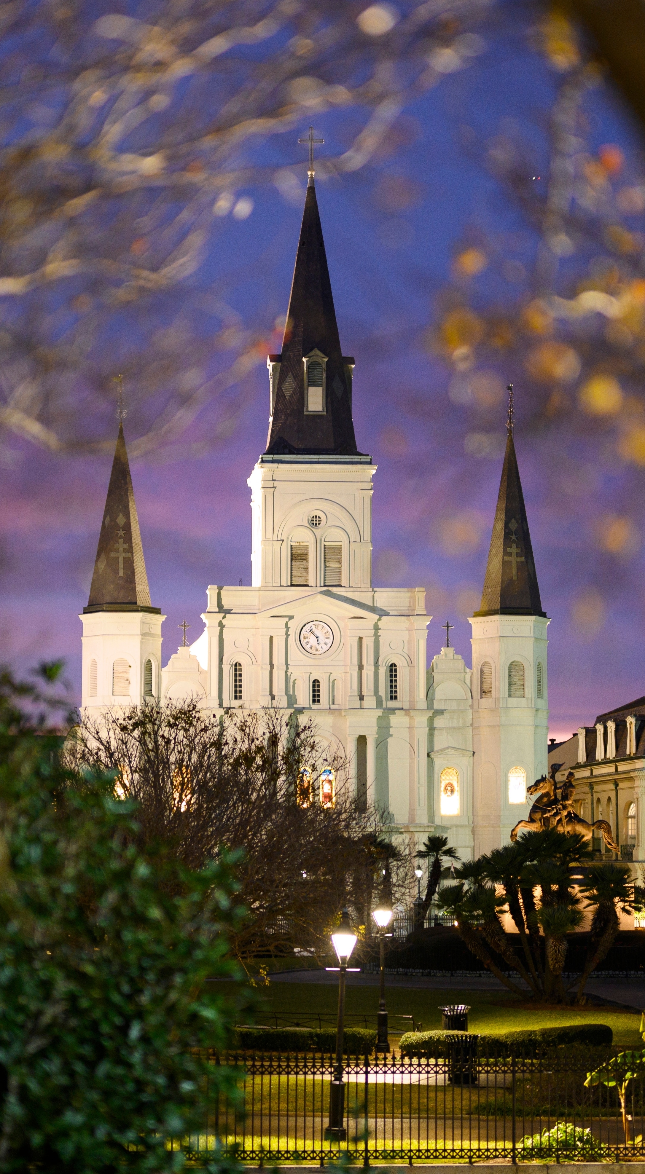 Jackson Square in the French Quarter in New Orleans, Louisiana 