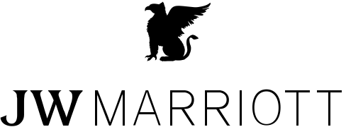 JW Marriott brand logo with griffon silhouette.